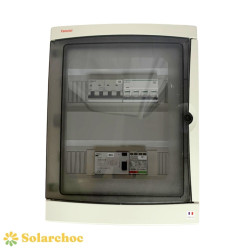 Coffret de protection AC courant alternatif et parafoudre 9-11kW triphasé (C20) TECHNIDEAL 