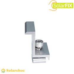 Clame / bride de fin de rail SOLARFIX pour panneaux solaires épaisseur 30mm 