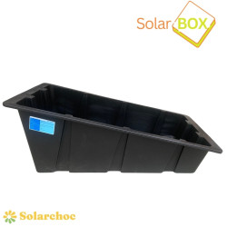 Support au sol bac à lester SOLARBOX pour panneaux solaires de 1120 à 1140 mm 