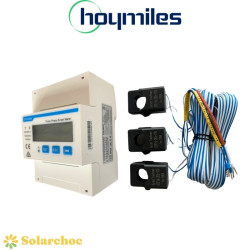 Compteur analyseur / smart meter DTSU 666 CT pour onduleur HOYMILES X3 triphasé 